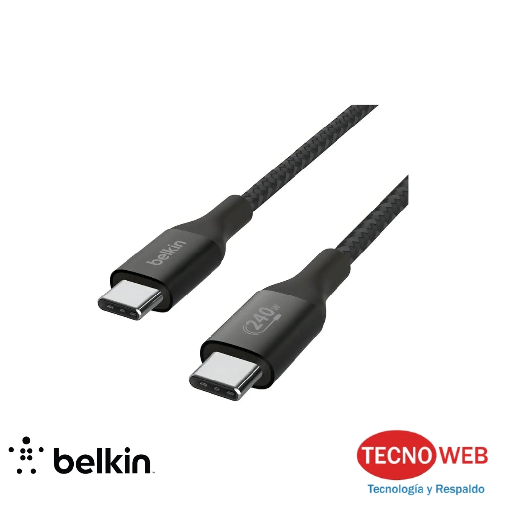 Cable USB-C Macho/Macho 240W 2 Mts Belkin