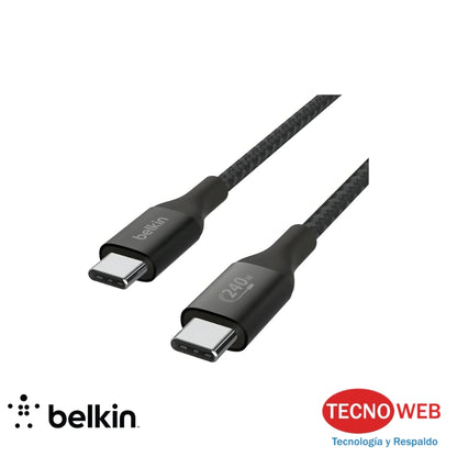 Cable USB-C Macho/Macho 240W 2 Mts Belkin
