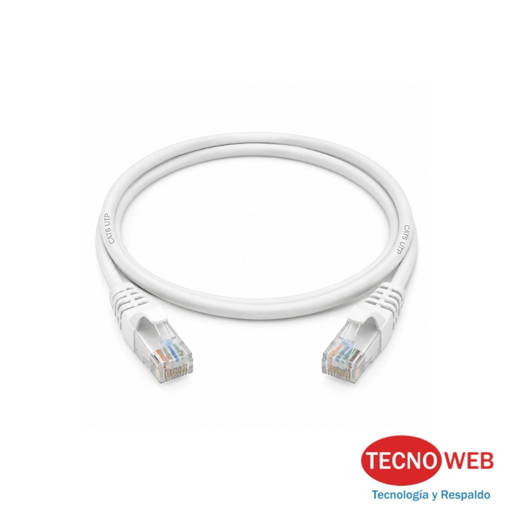 Cable Patchcord CAT6 1 Metro Blanco Anbyte