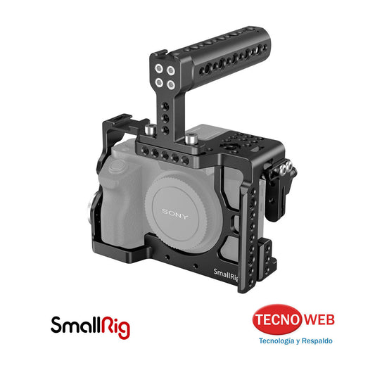 Kit de Jaula y Mango Superior para Sony Alpha 7II A7RII A7S SmallRig 2014D