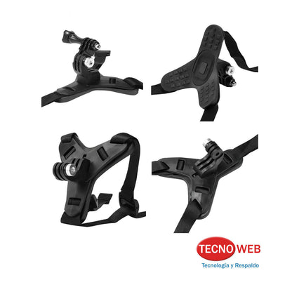 Soporte de GoPro para Mentón Casco Frontal