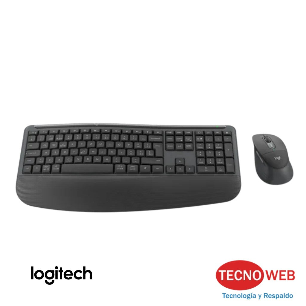 Combo Teclado y Mouse Bluetooth Ergonómico Logitech MK880