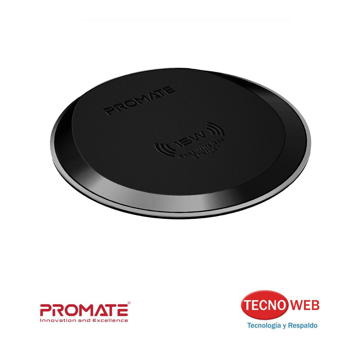 Cargador Inalámbrico  15w De Carga Rápida Promate Aurapad