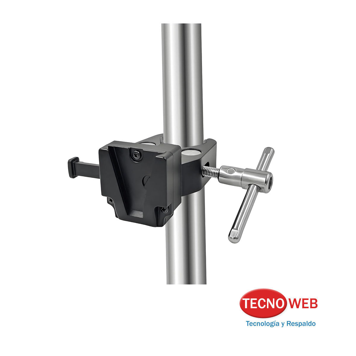 Abrazadera Para Caños Con Soporte Para Baterías VMount