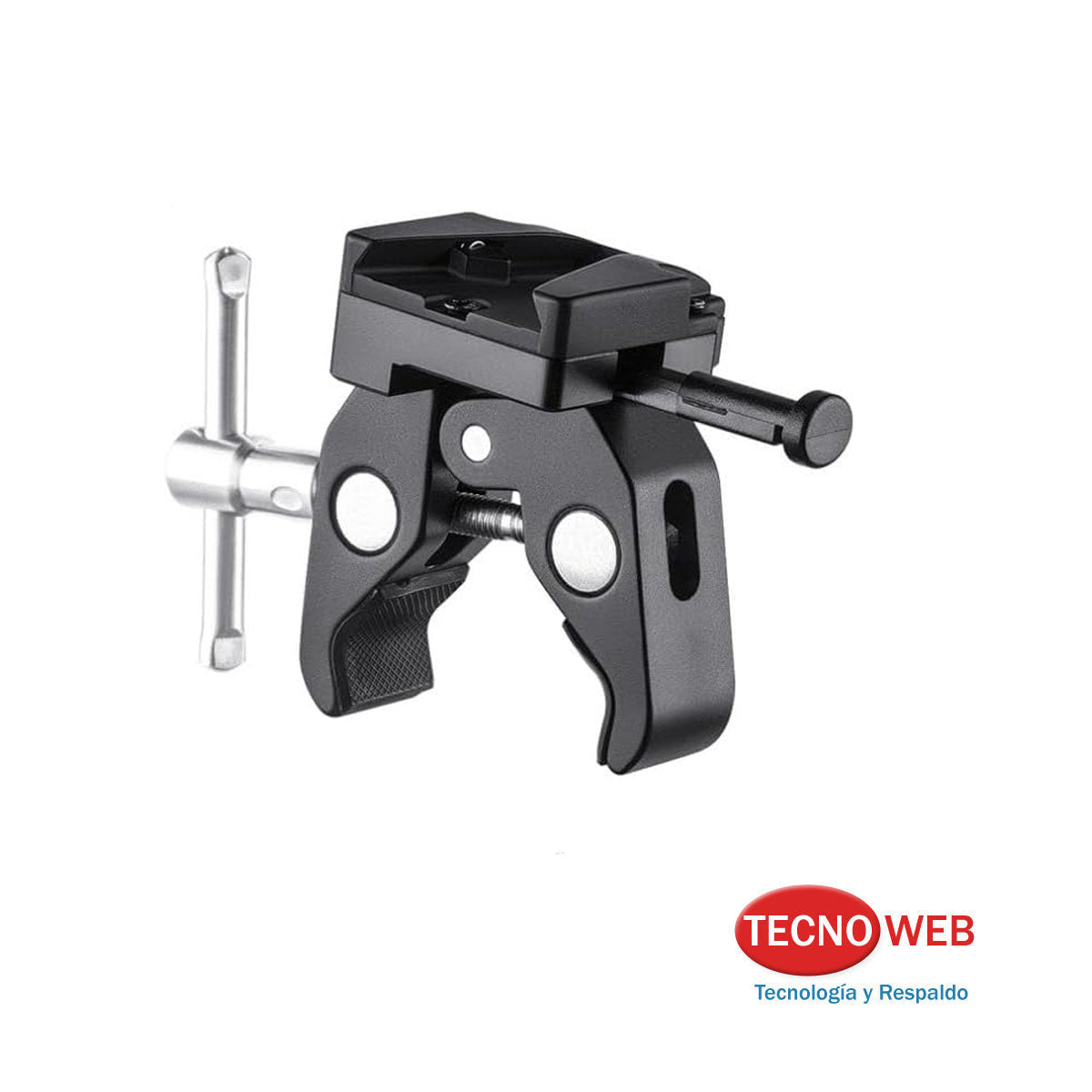 Abrazadera Para Caños Con Soporte Para Baterías VMount