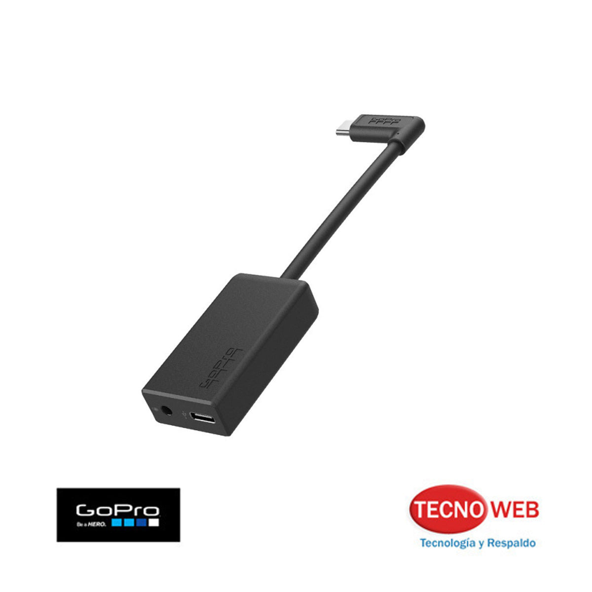 Adaptador Para Micrófono GoPro Hero 7 8 9 10 11 12 y 13 USB-C 3.5mm