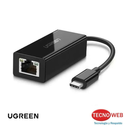 Apartador USB-C a RJ45 Ugreen 50307 Gigabit 1Gbps