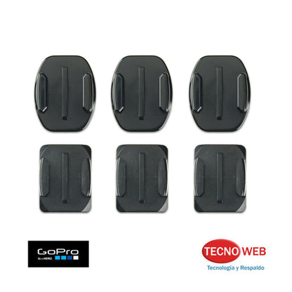 Pack Soportes Adhesivos 3m Curvos Y Planos Gopro Original