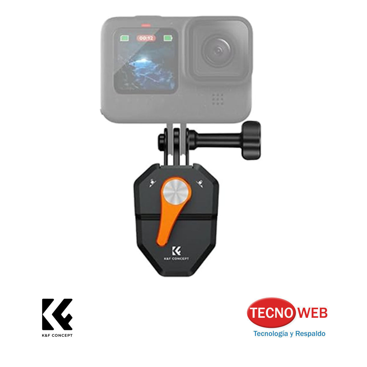 Soporte Clip para Parabrisas de Moto para Cámaras de Acción K&F Concept
