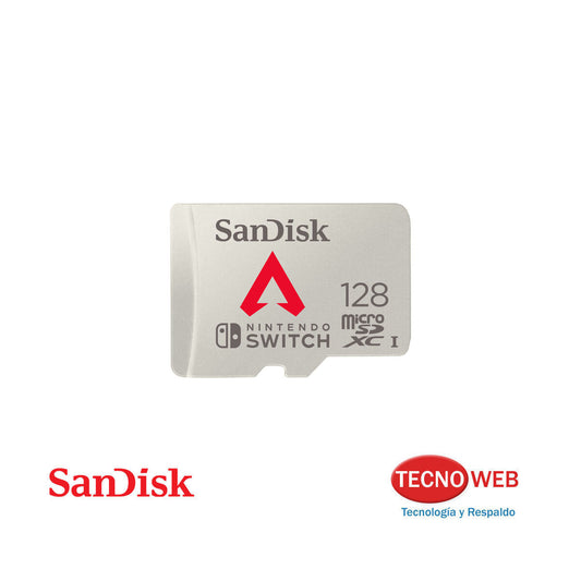 Tarjeta De Memoria Sandisk Apex Nintendo Switch De 128 GB