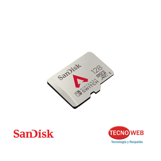 Tarjeta De Memoria Sandisk Apex Nintendo Switch De 128 GB