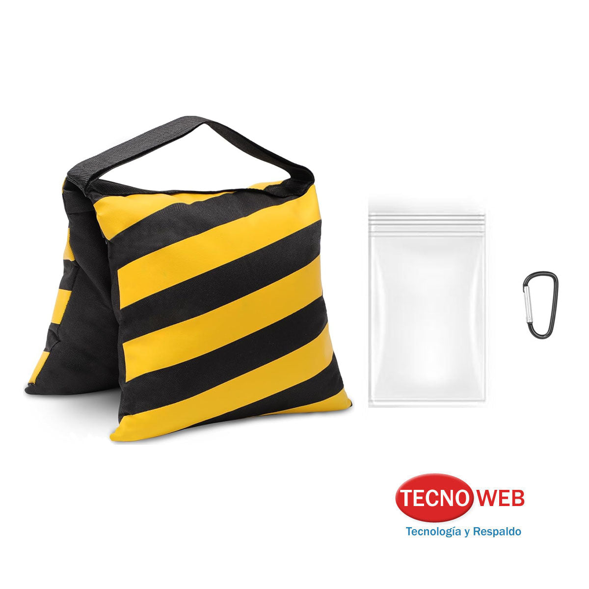 Bolsa De Arena Contrapeso Trípodes Luces Cine Foto Amarilla