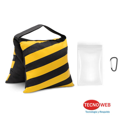 Bolsa De Arena Contrapeso Trípodes Luces Cine Foto Amarilla