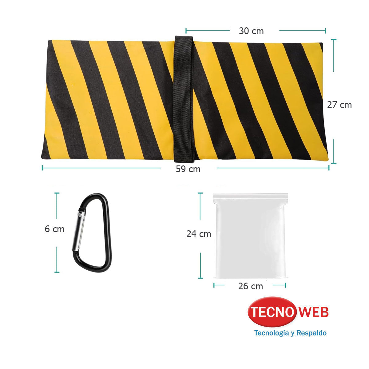 Bolsa De Arena Contrapeso Trípodes Luces Cine Foto Amarilla