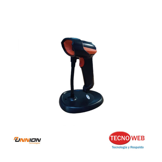 Lector de Barras de Mano Cableado con Pie Unnion Br84