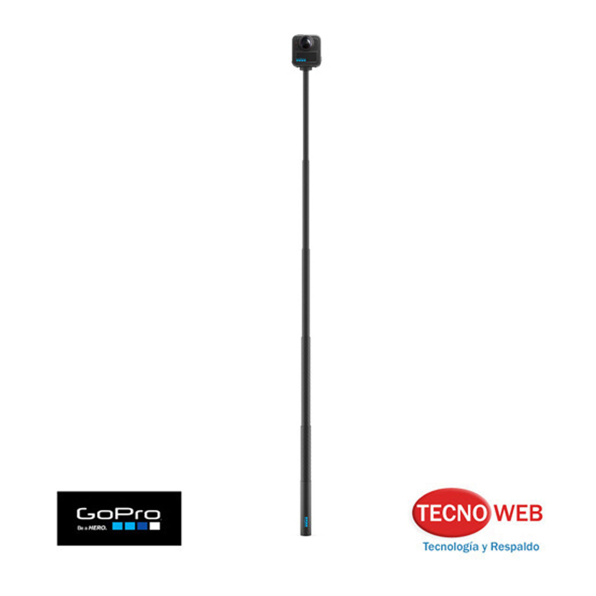 Brazo Extensible de Fibra de Carbono 1 Metro para GoPro Max 360 y otras