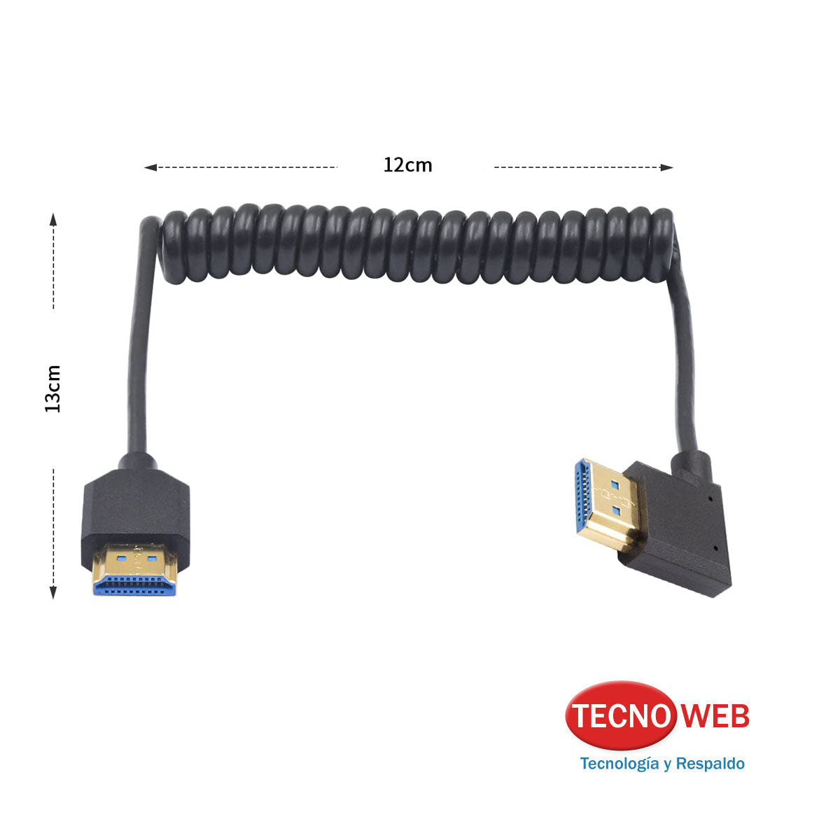cable hdmi angulo corto