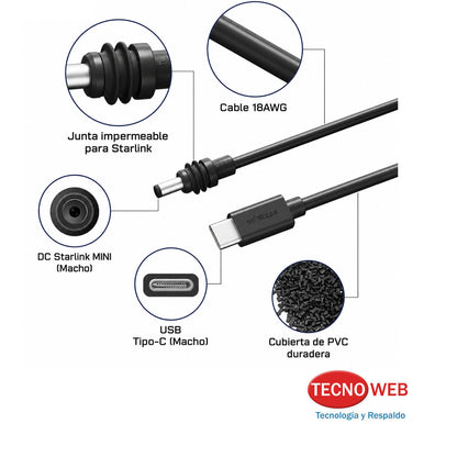 cable startlink mini sub-c