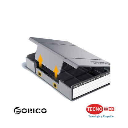 Caja Estuche Protector Antiestática para Discos Duros 2.5 Y 3.5 Orico