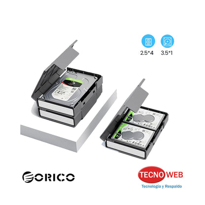 Caja Estuche Protector Antiestática para Discos Duros 2.5 Y 3.5 Orico