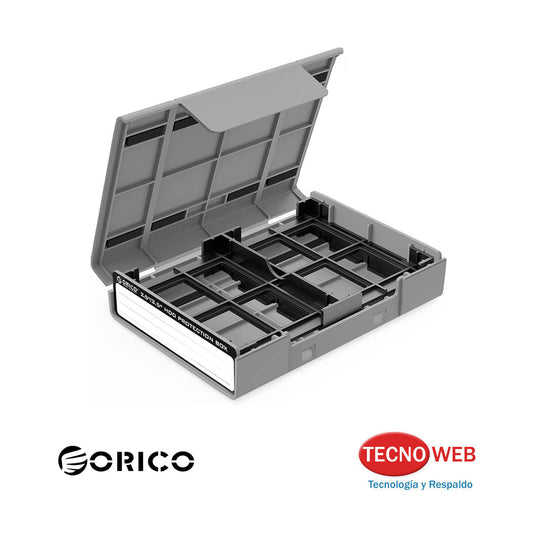 Caja Estuche Protector Antiestática para Discos Duros 2.5 Y 3.5 Orico
