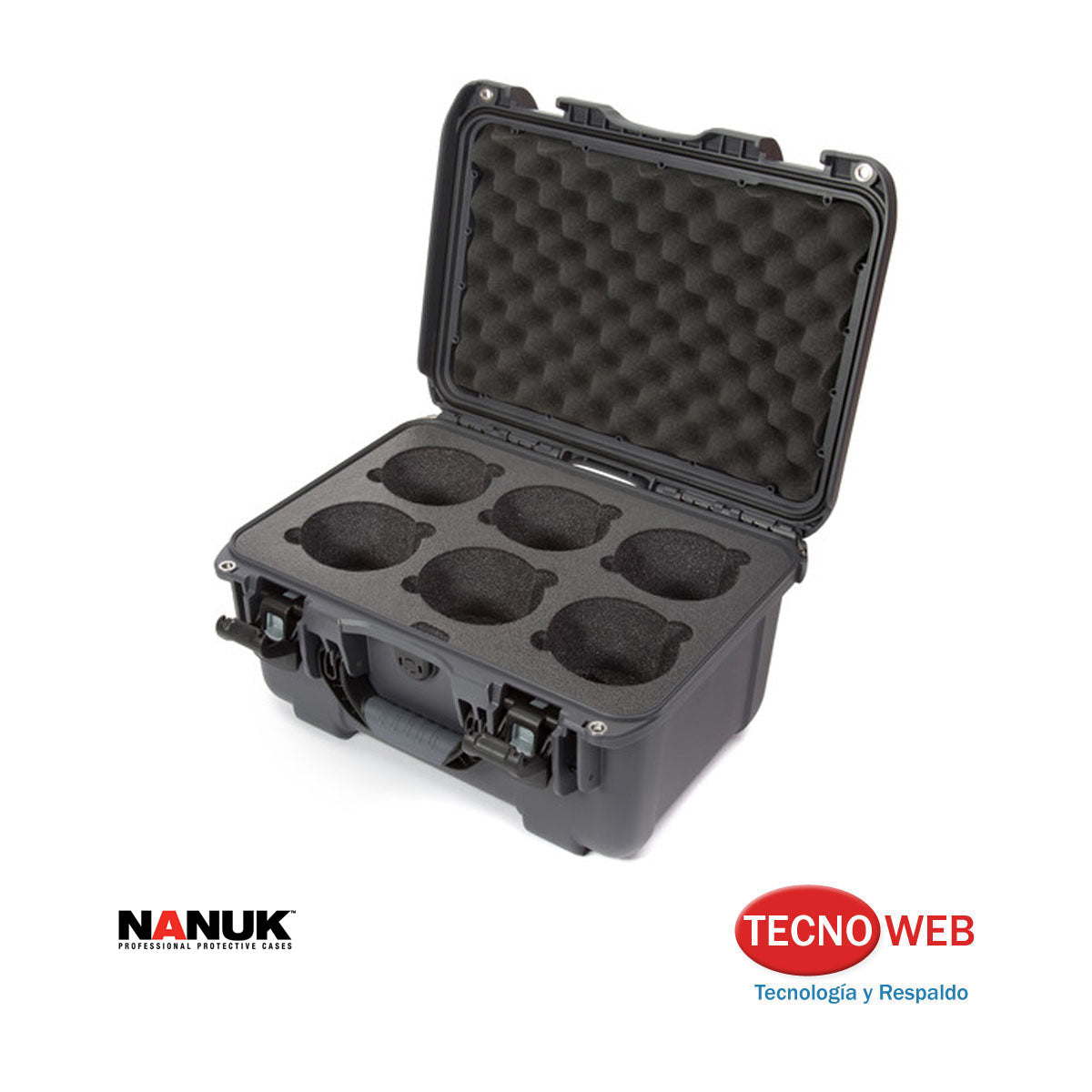 Caja Protectora para 6 Lentes de Cámara Nanuk 918 21L