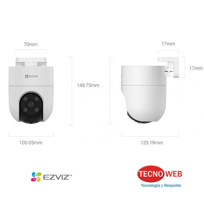 Cámara De Seguridad Ezviz H8c Visión Nocturna A Color