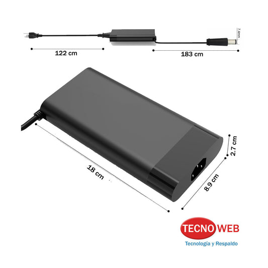 Cargador Compatible con HP Pase Grueso 230w