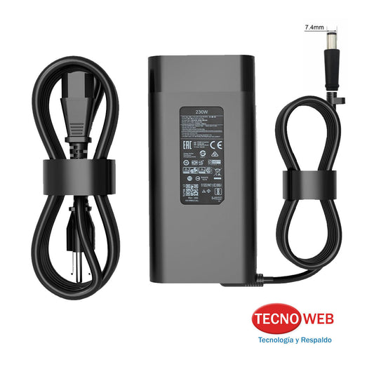 Cargador Compatible con HP Pase Grueso 230w