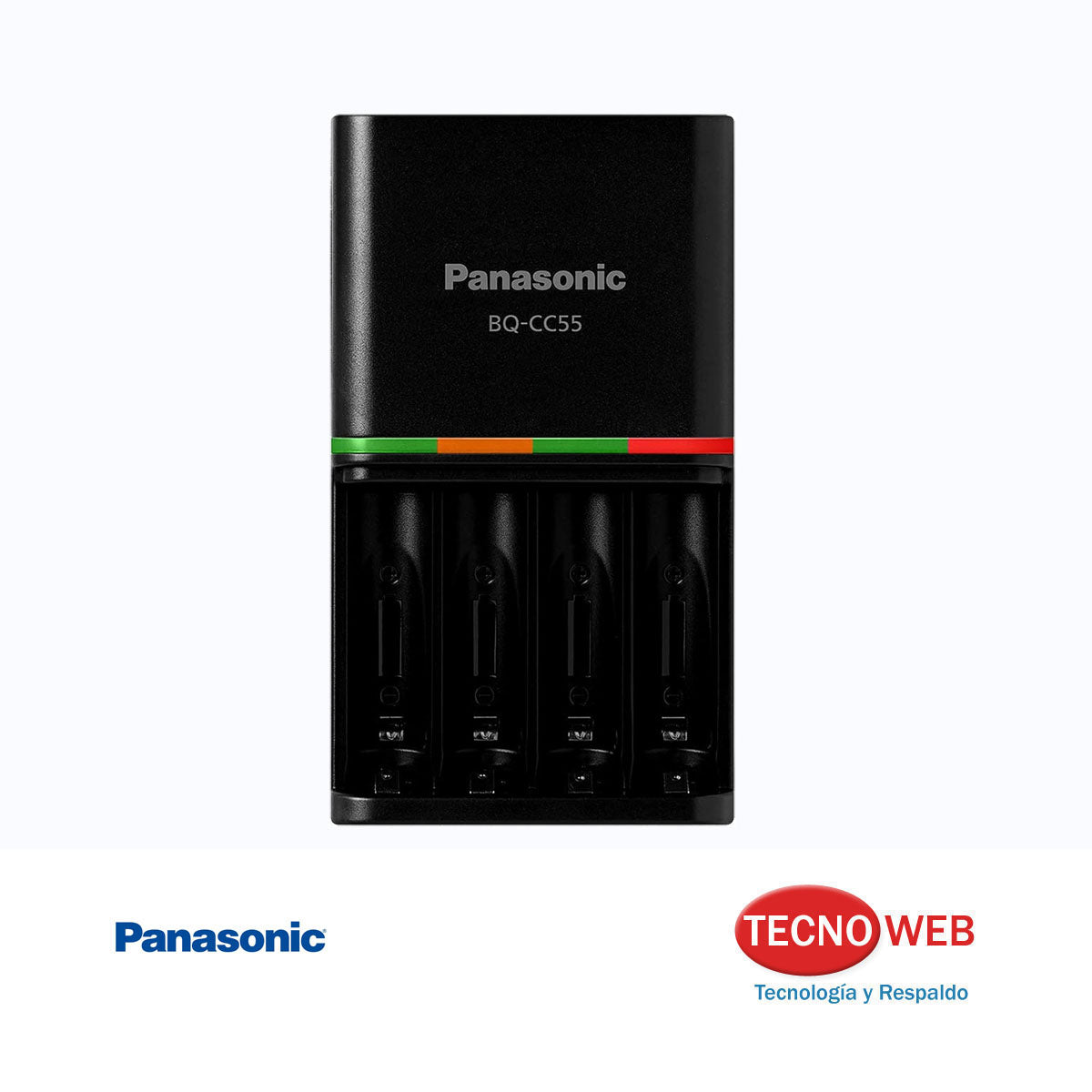 Cargador de Pilas AA Y AAA Panasonic Eneloop Pro BQ-CC55