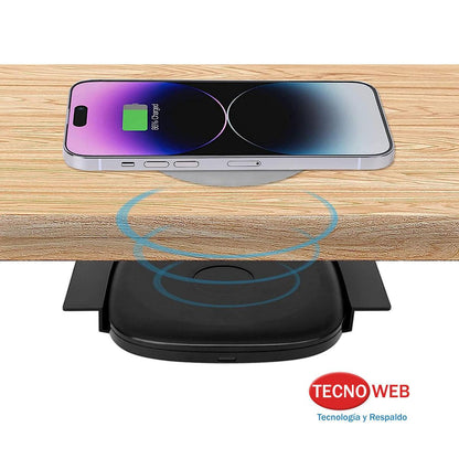 Cargador Inalámbrico Para Celular Bajo Escritorio