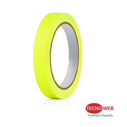 Cinta Gaffer Multiuso Resistente Varios Colores 1.27 cm (1/2 Pulgada)