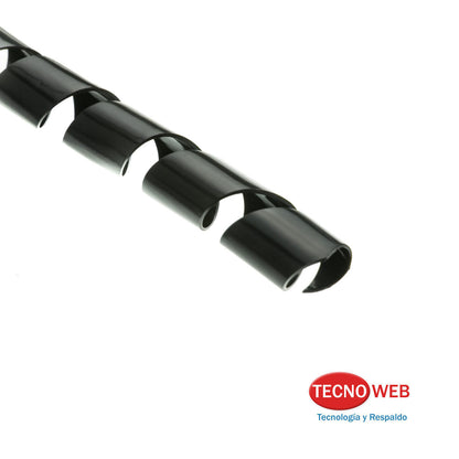 Cinta Helicoidal - Cubre Cable Negro De 14mm 5m
