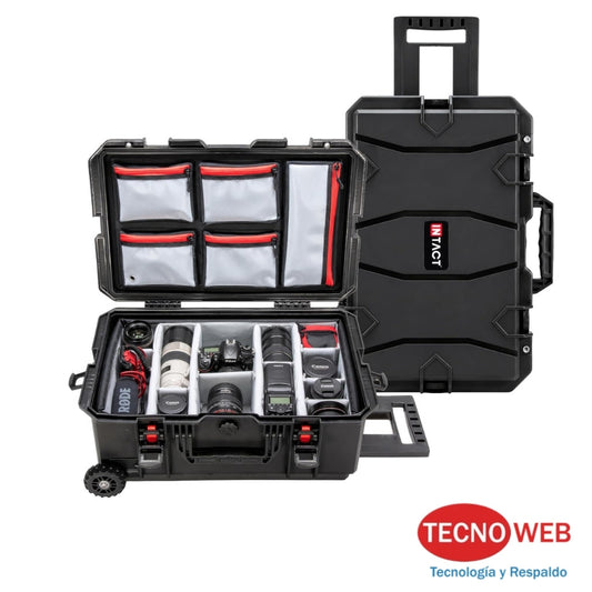 Valija Caja Rígida con Ruedas Carryon con Divisiones Ajustables Eylar 22''