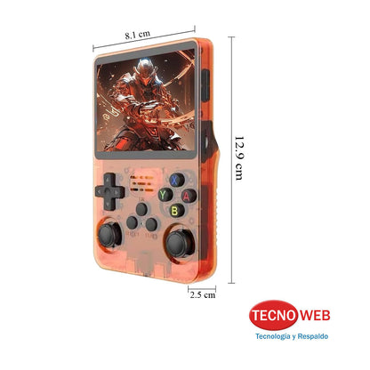Consola Portátil Retro R36S 3.5" 64GB Con 20.000 Juegos