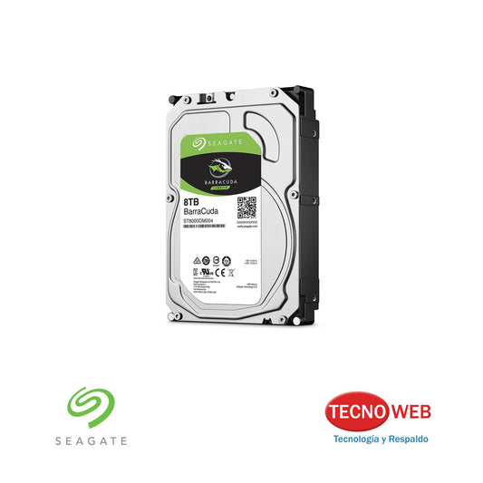 Disco Sata de 8 TB Seagate Barracuda 256mb 5400rpm