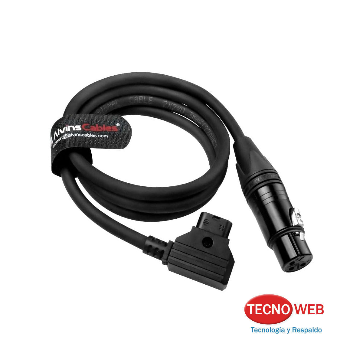 Cable De Alimentación D-Tap a XLR De 3 Pines Alvin's Para Luces Smallrig
