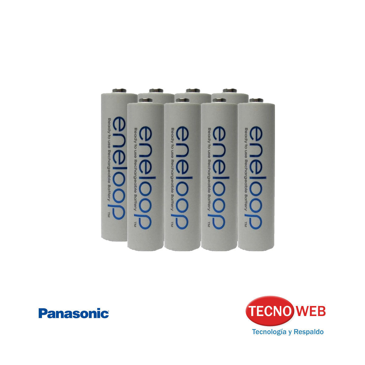 Pack De 8 Pilas AAA 850 Mah Panasonic Eneloop