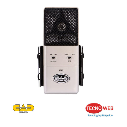 Microfono Condensador Supercardioide CAD Equitek E40 - Diafragma Medio