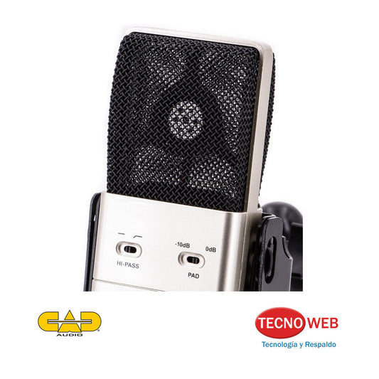 Microfono Condensador Supercardioide CAD Equitek E40 - Diafragma Medio