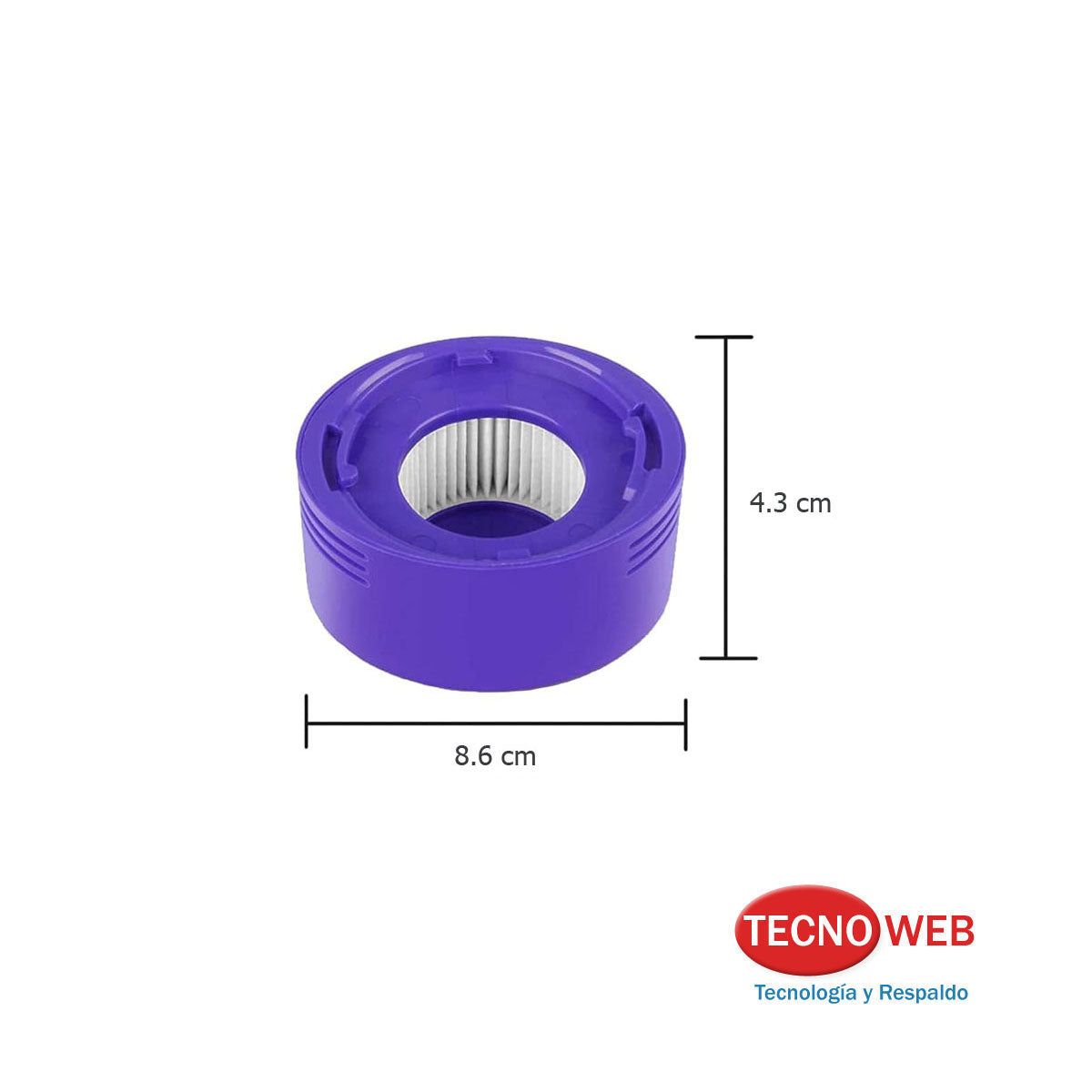 Filtro De Repuesto  Posterior Para Dyson V7 Y V8
