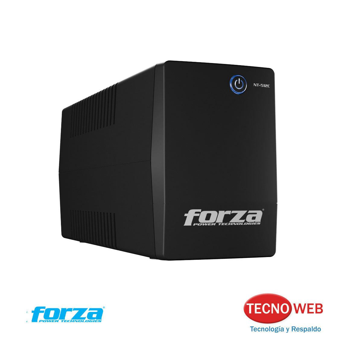 Ups Regulador Voltaje Forza NT-512C 4 Tomas 3 En Linea 500va