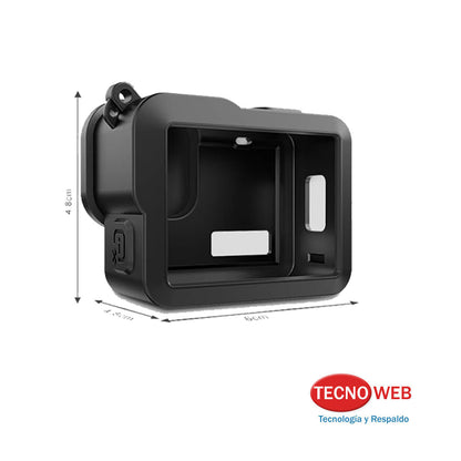 Funda De Silicona Correa Y Tapa De Lente Compatible Hero 4k