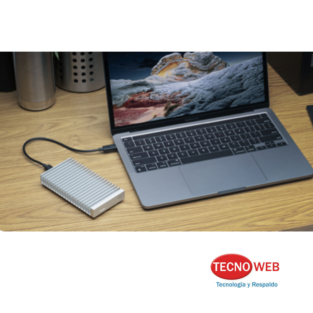 Gabinete para SSD NVMe M.2 USB4 (USB-C) Thunderbolt OWC Express 1M2