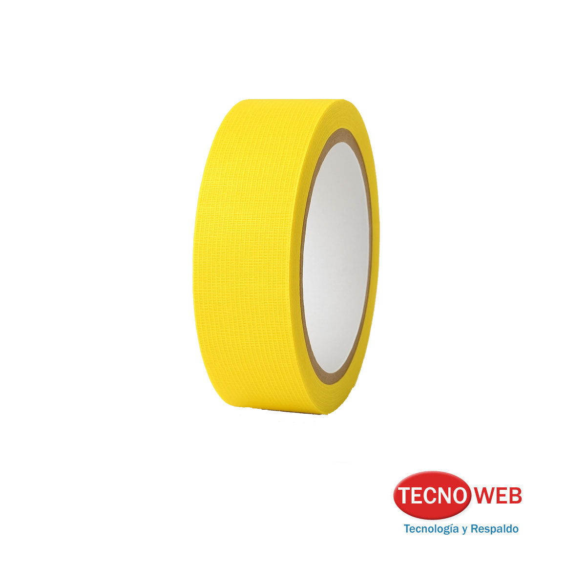 Cinta Gaffer Multiuso Resistente  Fluorescente Amarilla 2.5 Cm Ancho x 18 Mts Largo