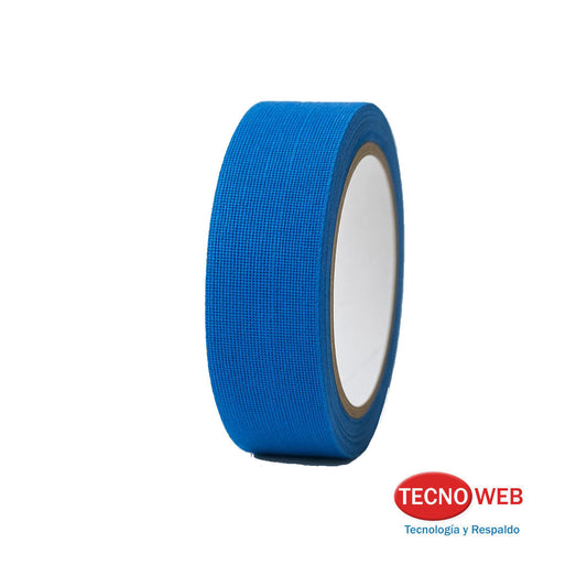 Cinta Gaffer  Multiuso Resistente Fluorescente Azul 2.5 Cm Ancho x 18 Mts Largo