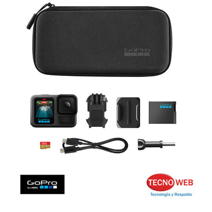 Cámara GoPro Hero 13 Black 5k Sumergible + Memoria 64 GB