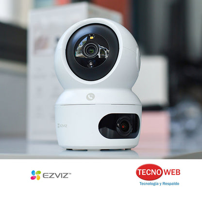 Cámara De Seguridad Doble Interior 360 Wifi Ezviz H7c Dual
