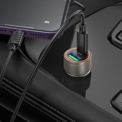 Cargador para Auto Dual USB-C USB-A Hoco 30W Z57A