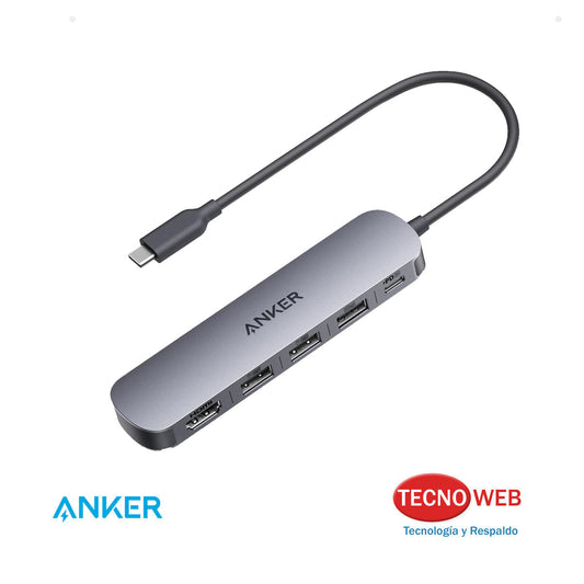 Hub Usb-c 5 En 1 Con Hdmi 4k Y Power Delivery Anker A8357
